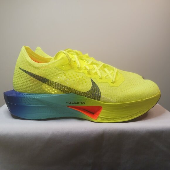 Nike ZoomX Vaporfly NEXT% 3 Volt Scream Green Barely DV4129-700 sz 8 Men's - Picture 1 of 7
